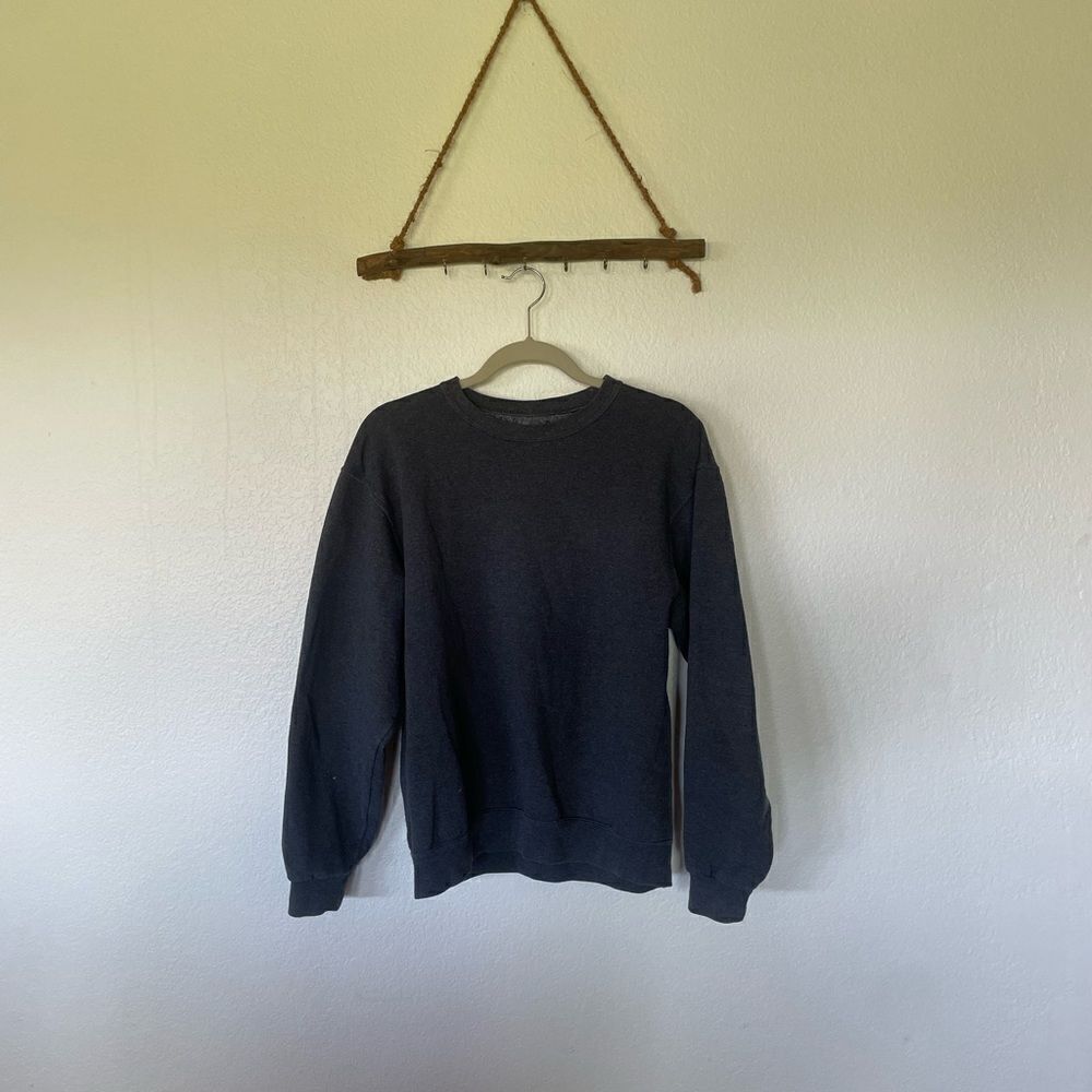 Dark gray pull over hoodie